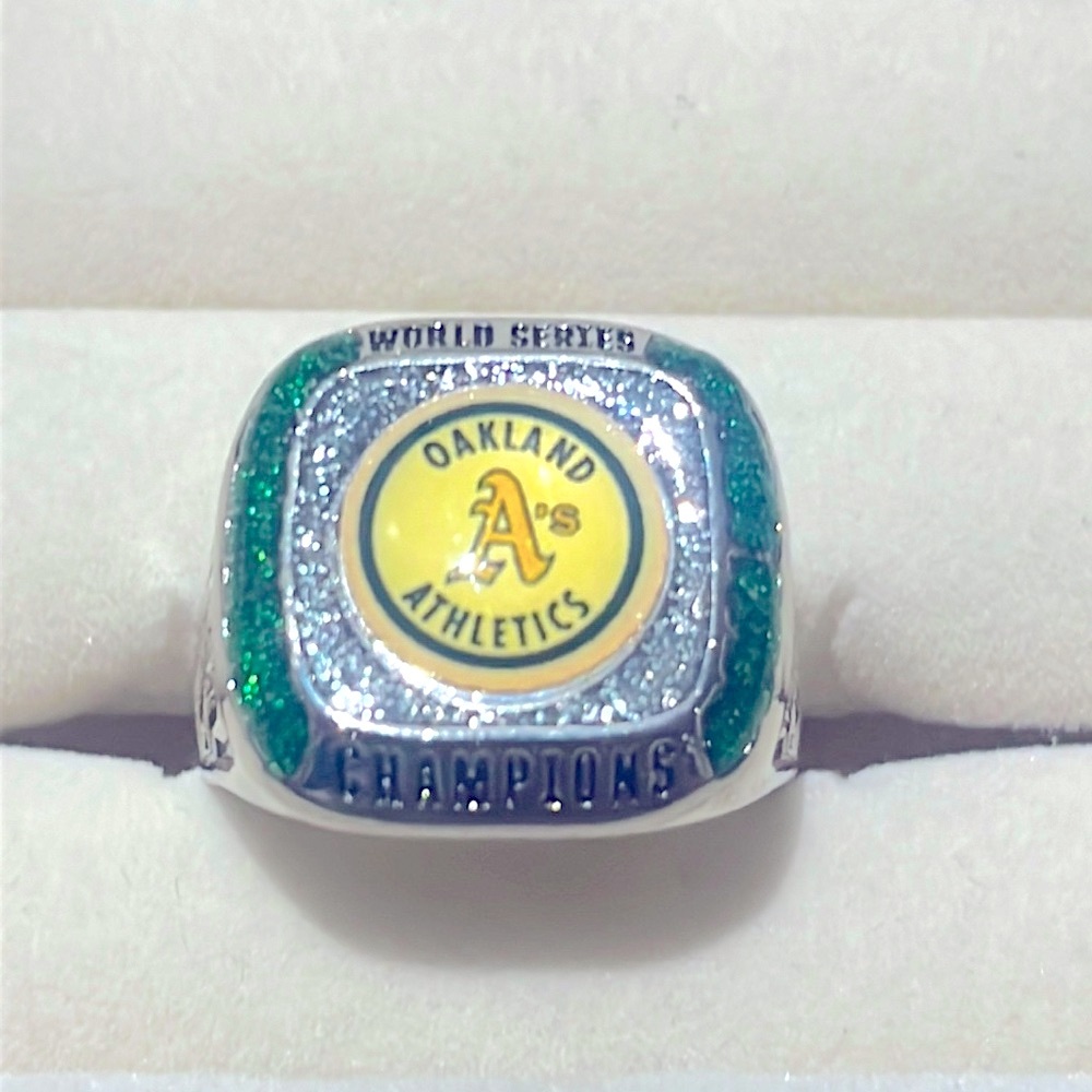 Oakland Athletics World Series championship ring